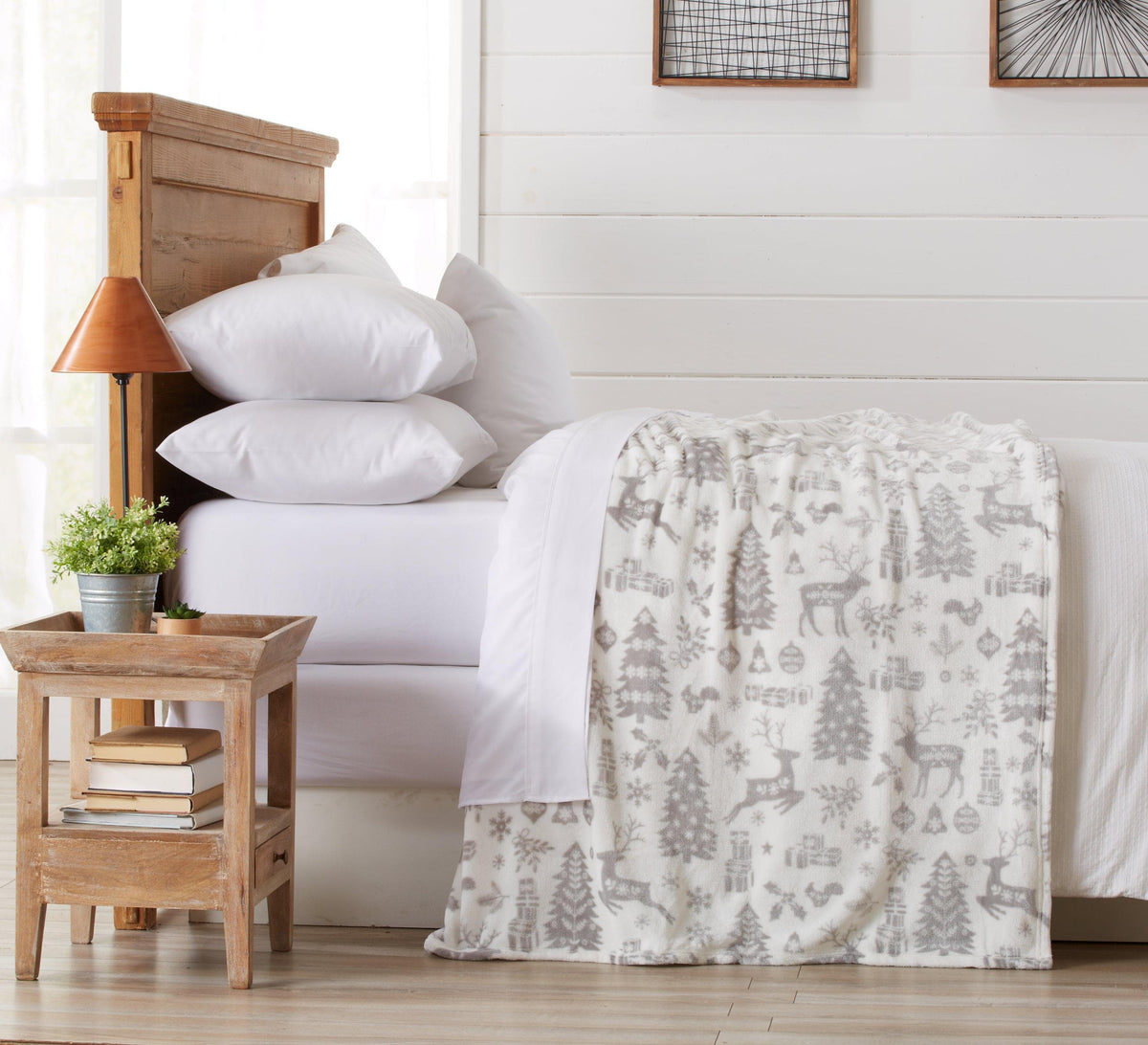Velvet Throw Blanket - Pearl, photo 3 of 49