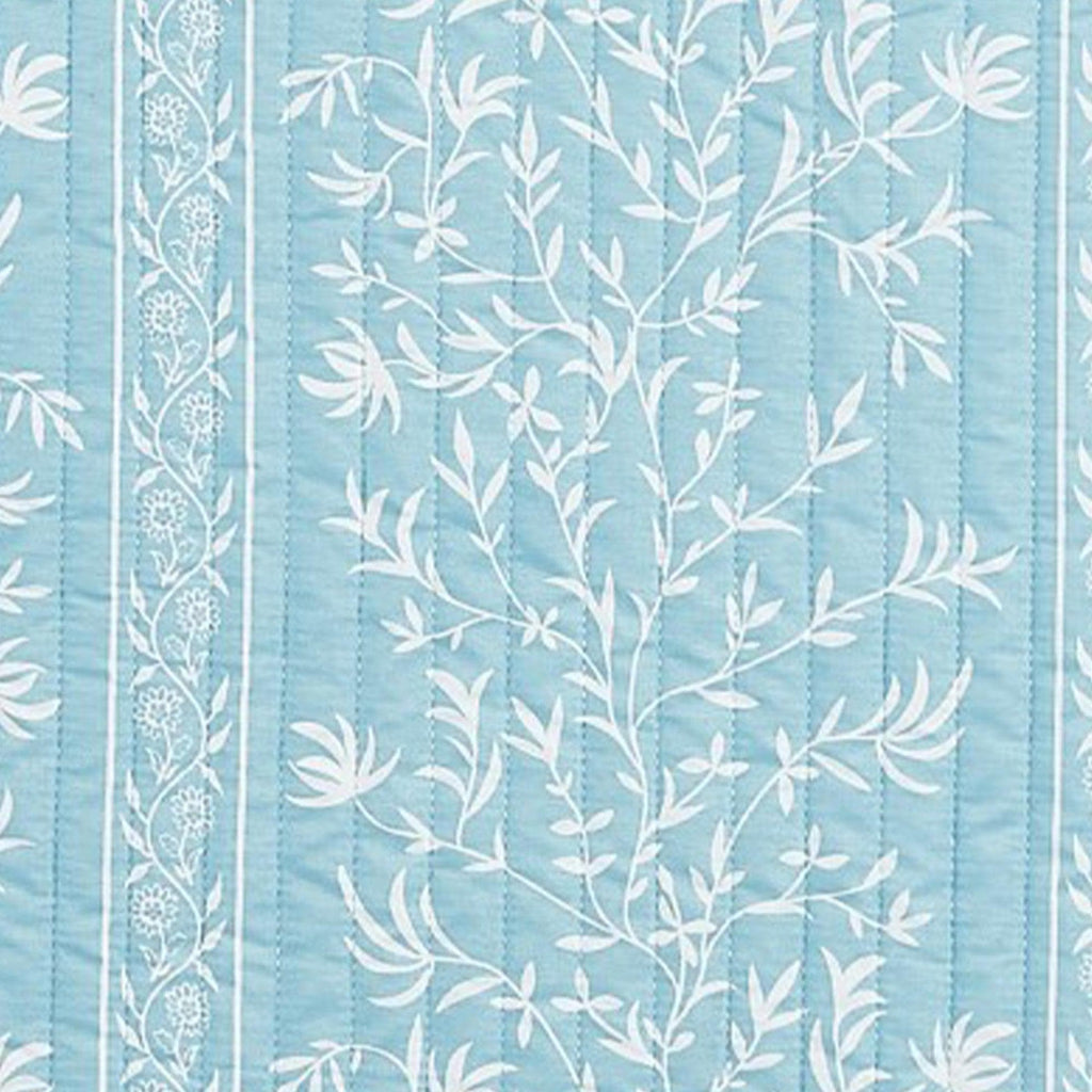 Blue Floral Quilt Set - Senna Collection, photo 5 of 5