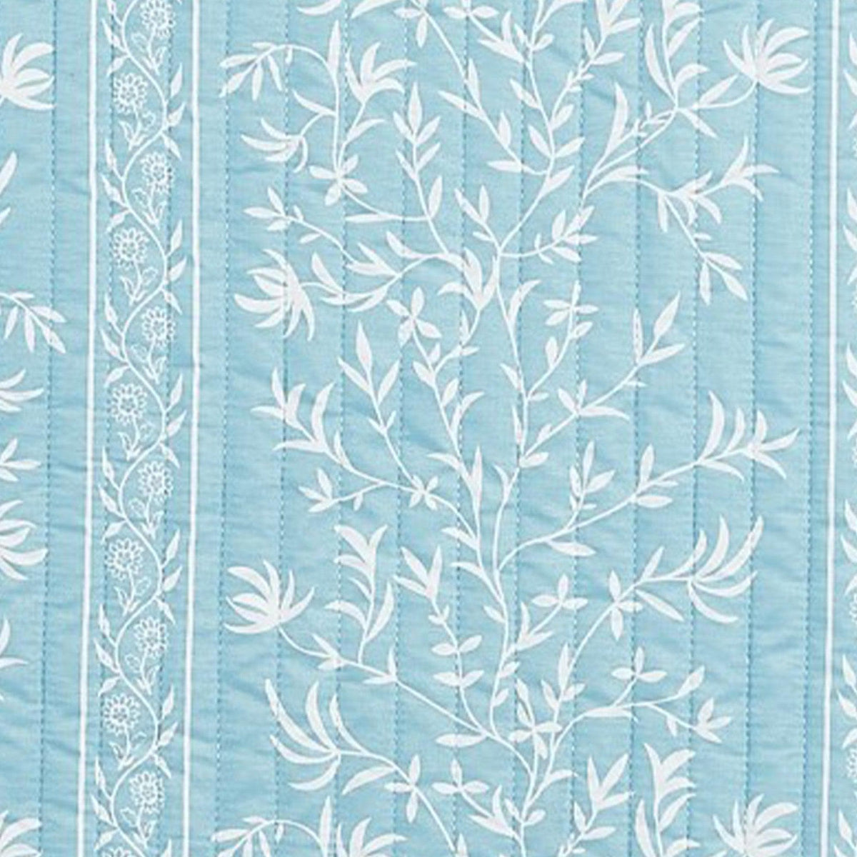 Blue Floral Quilt Set - Senna Collection, photo 5 of 5
