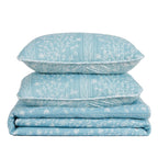 Blue Floral Quilt Set - Senna Collection, photo 4 of 5