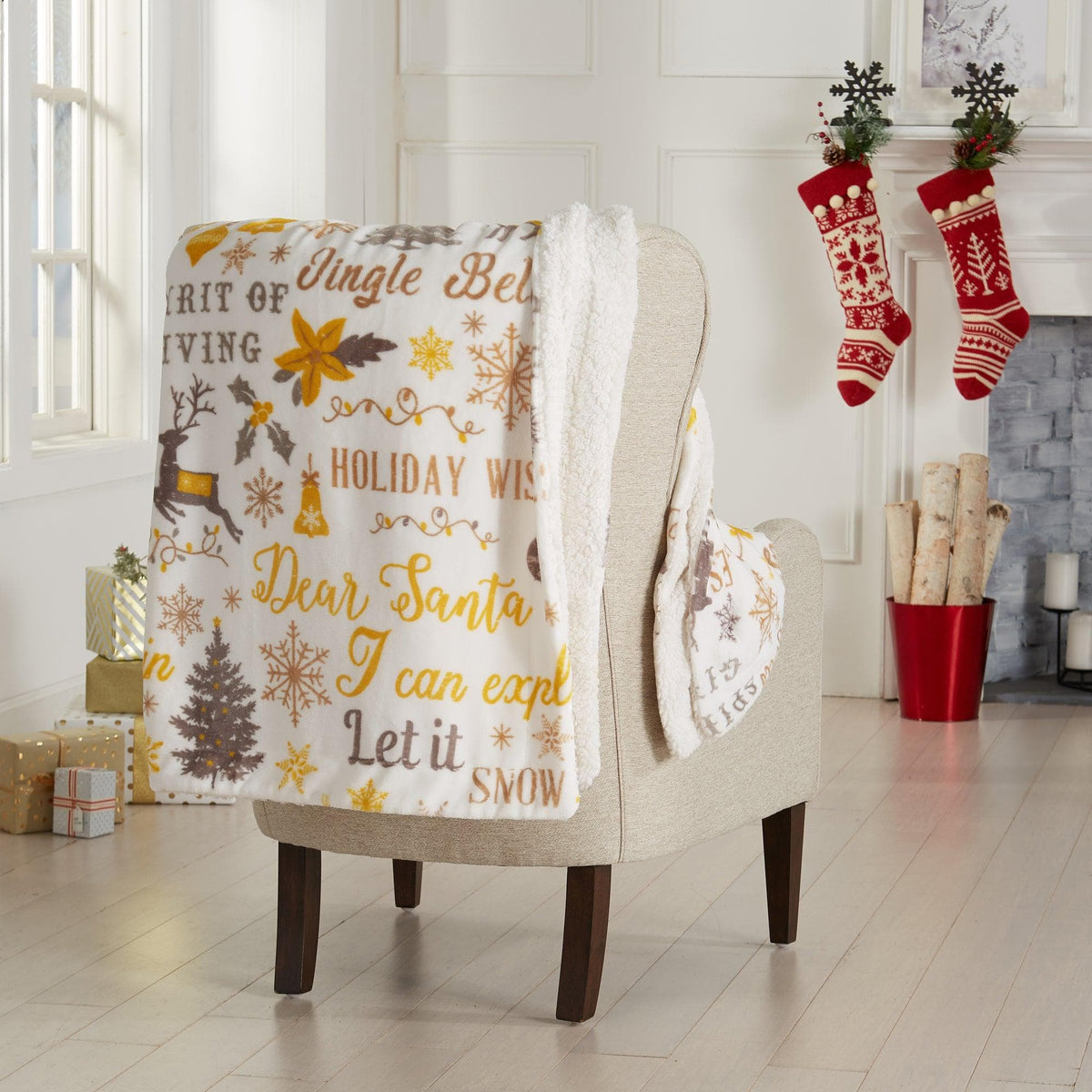 Holiday Sherpa Throw - Esmay, photo 37 of 89