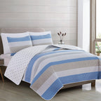 Striped Quilt Set - Bryce Collection, photo 2 of 5