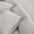 Solid Striped Quilt - Virginia Collection, photo 30 of 35