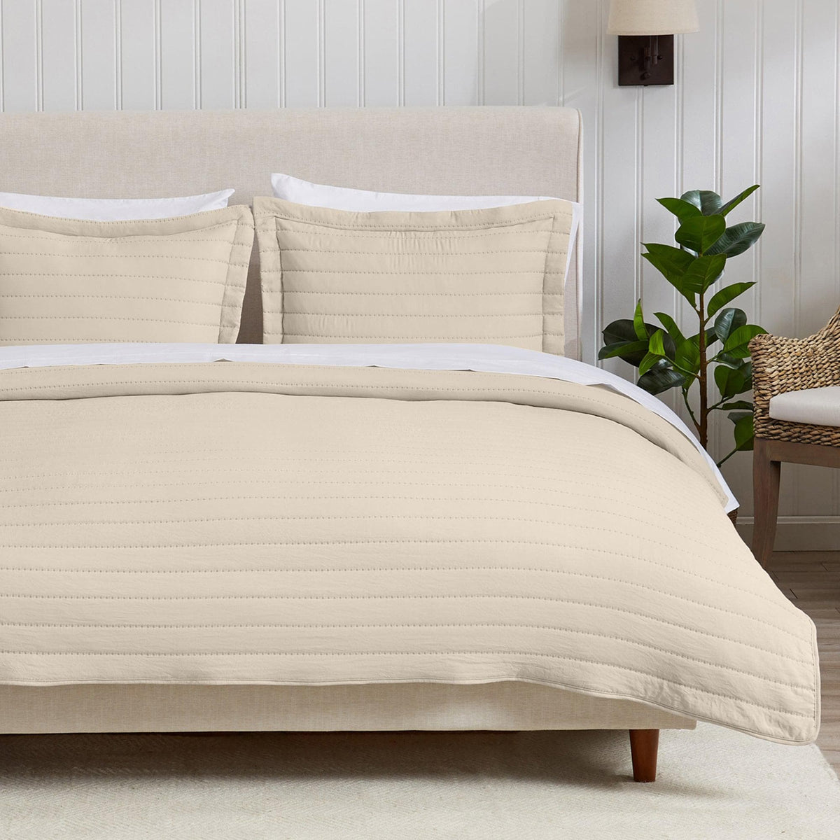 Solid Striped Quilt - Virginia Collection, photo 22 of 35