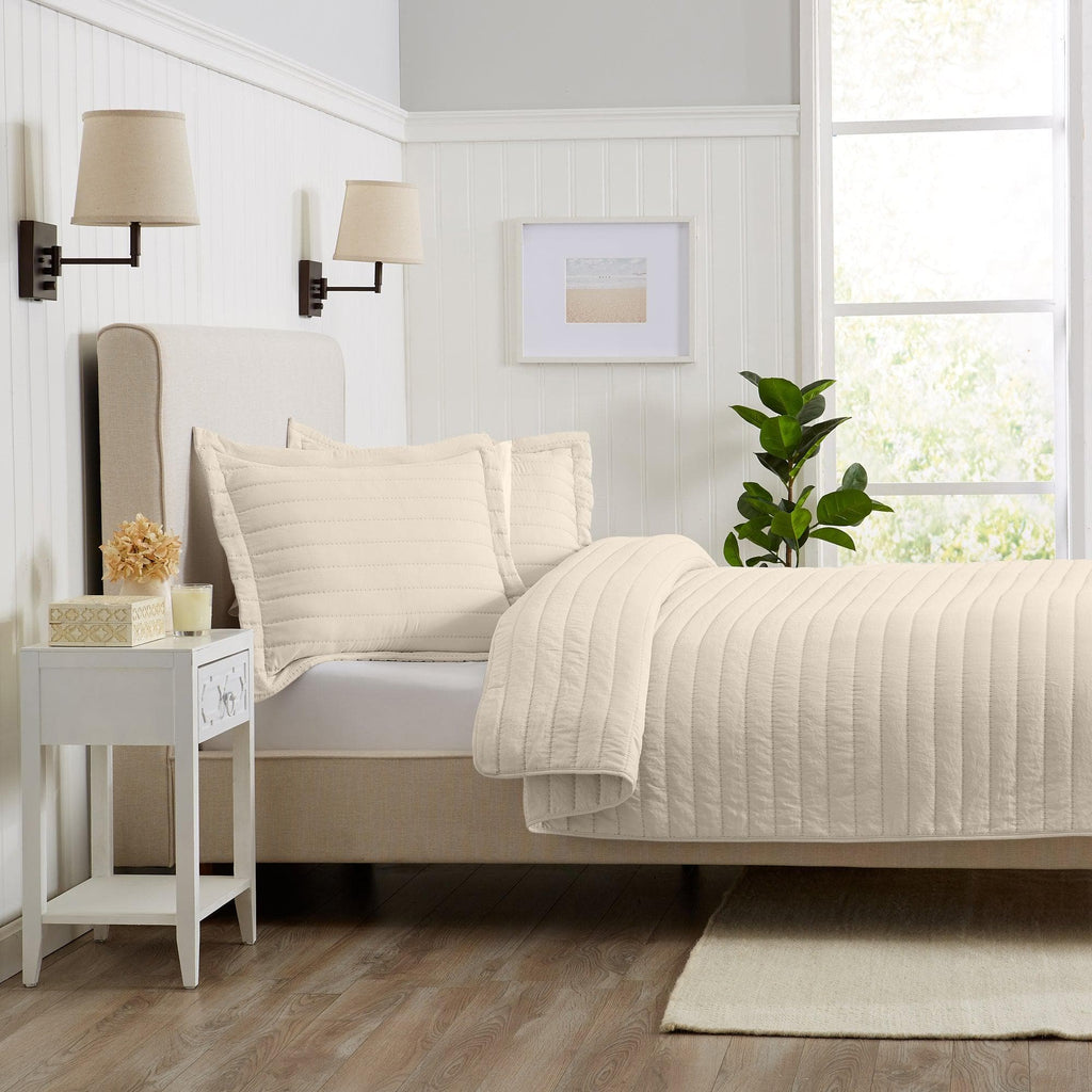 Solid Striped Quilt - Virginia Collection, photo 24 of 35
