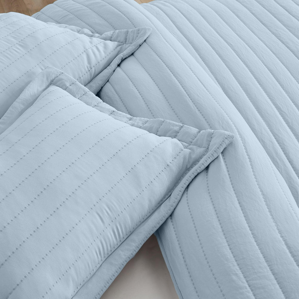 Solid Striped Quilt - Virginia Collection, photo 16 of 35