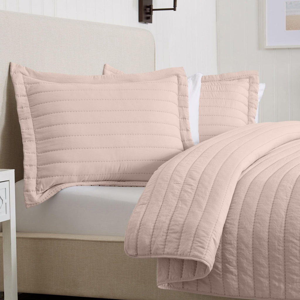 Solid Striped Quilt - Virginia Collection, photo 12 of 35