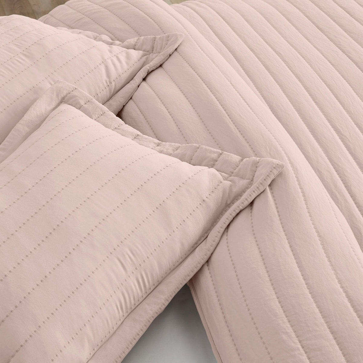 Solid Striped Quilt - Virginia Collection, photo 9 of 35