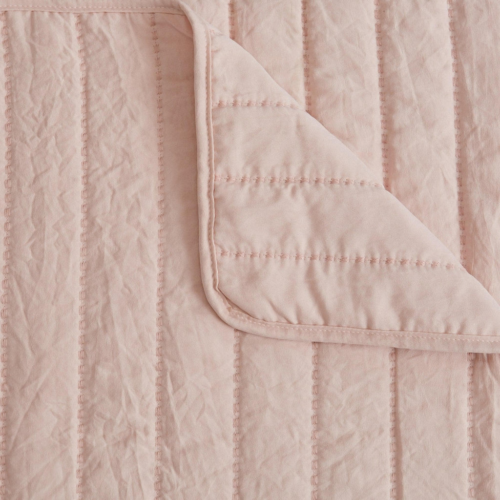 Solid Striped Quilt - Virginia Collection, photo 14 of 35