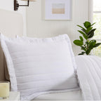 Solid Striped Quilt - Virginia Collection, photo 5 of 35