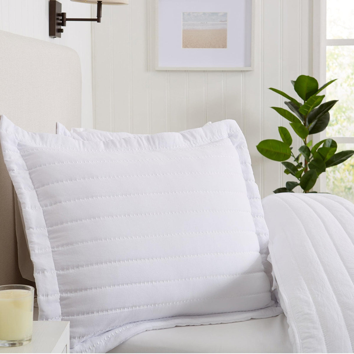 Solid Striped Quilt - Virginia Collection, photo 5 of 35