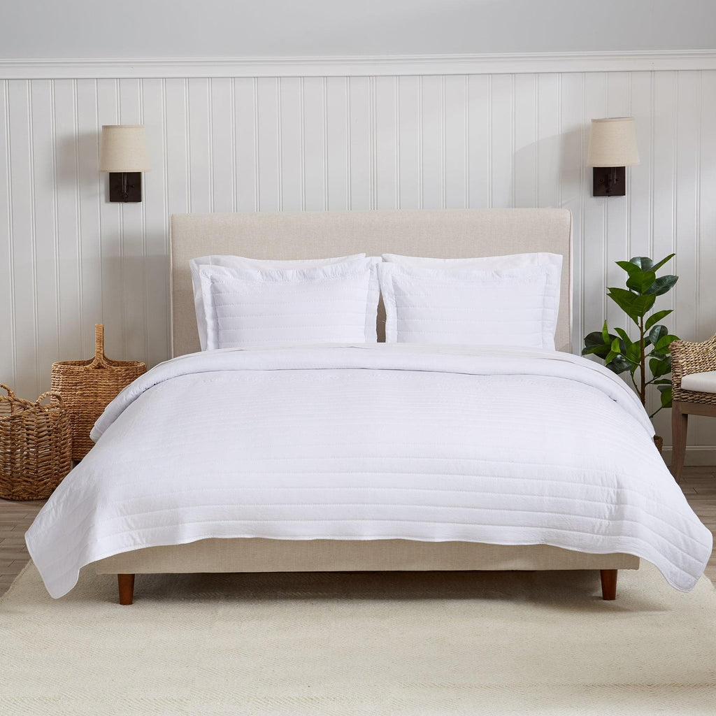 Solid Striped Quilt - Virginia Collection, photo 4 of 35