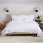 Solid Striped Quilt - Virginia Collection, photo 4 of 35
