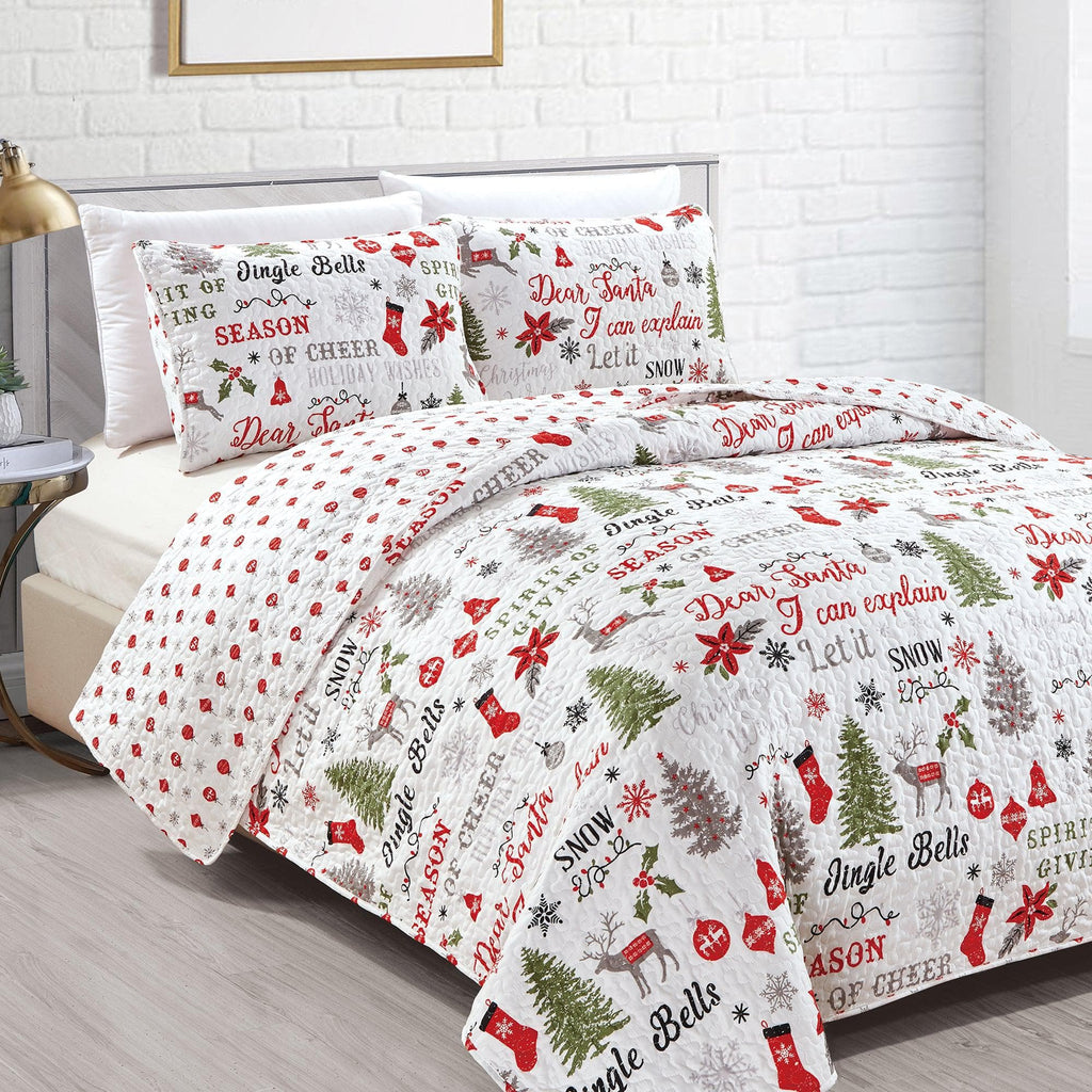 Holiday Quilt Set - Carol Collection, photo 9 of 15