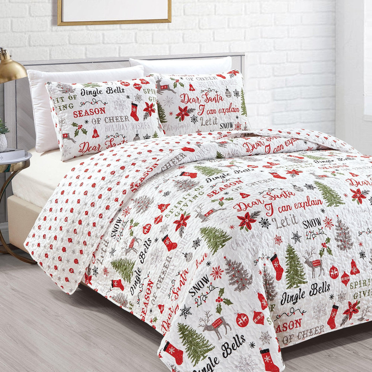 Holiday Quilt Set - Carol Collection, photo 9 of 15