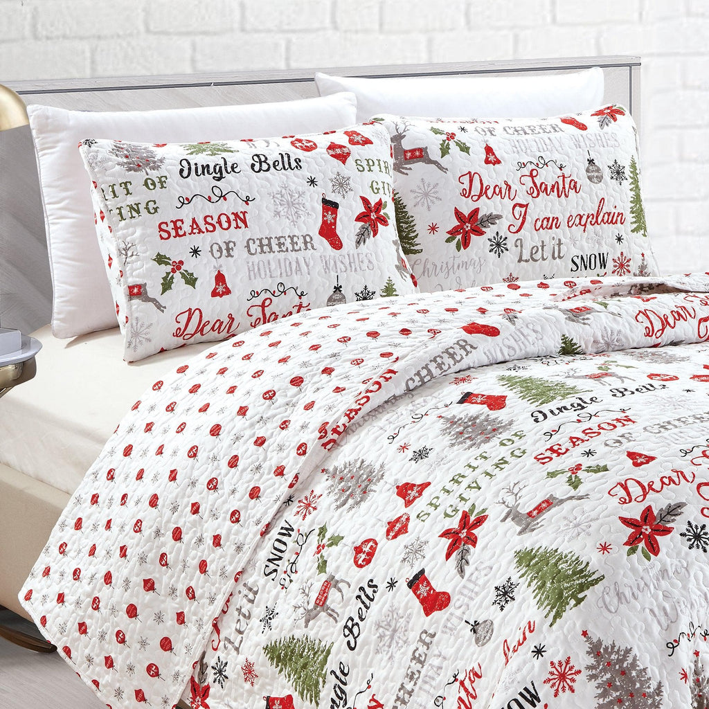Holiday Quilt Set - Carol Collection, photo 13 of 15