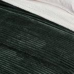 Ribbed Sherpa Throw Blanket - Corduroy Collection, photo 20 of 30