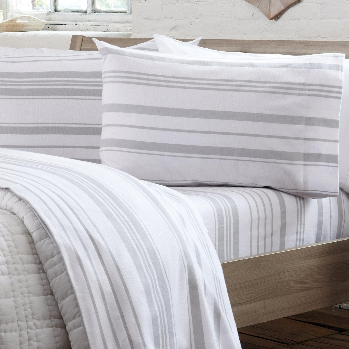 Turkish Cotton Flannel Sheet - Raye Collection, photo 18 of 21