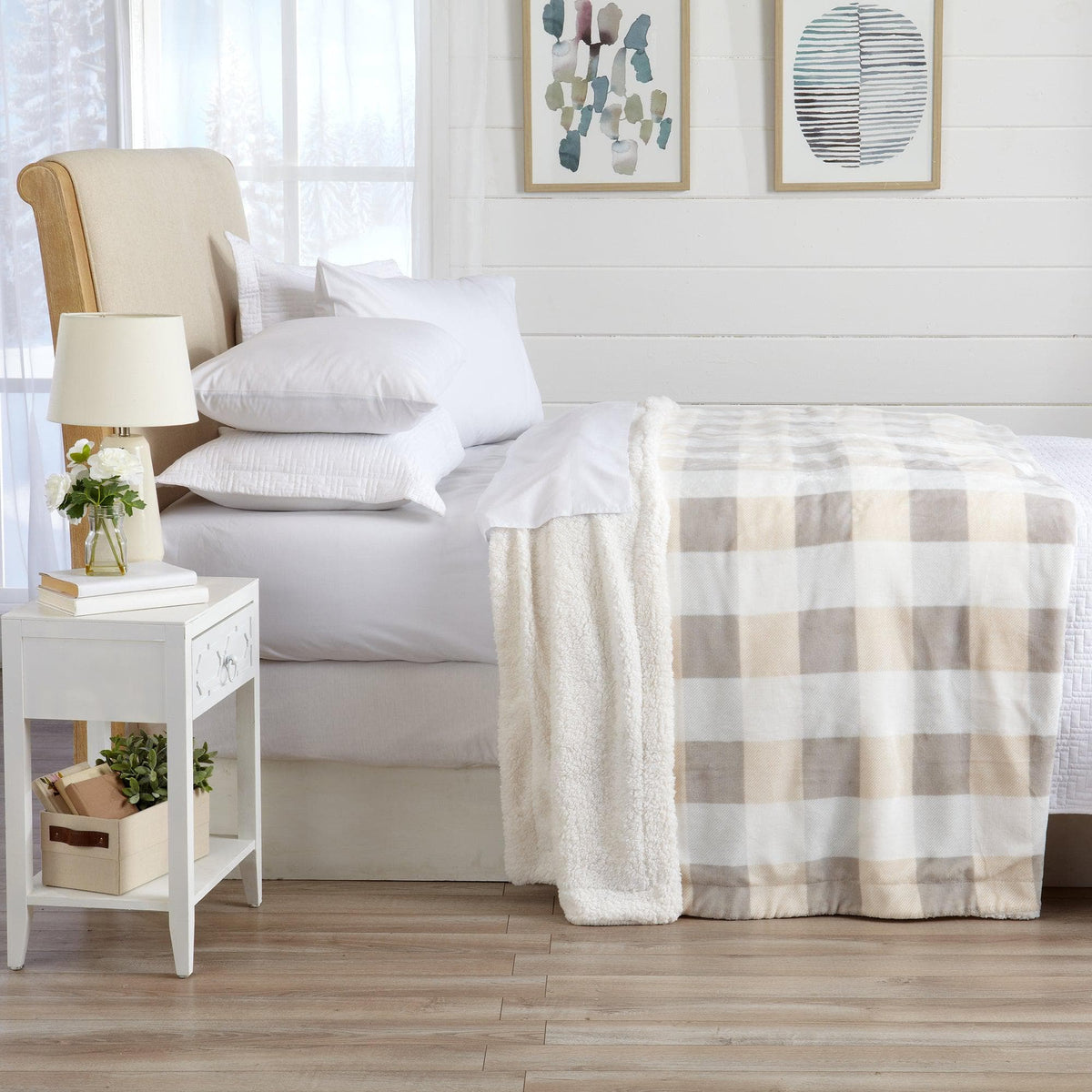Velvet Plush Sherpa Luxury Bed Blanket - Kinsley, photo 79 of 146