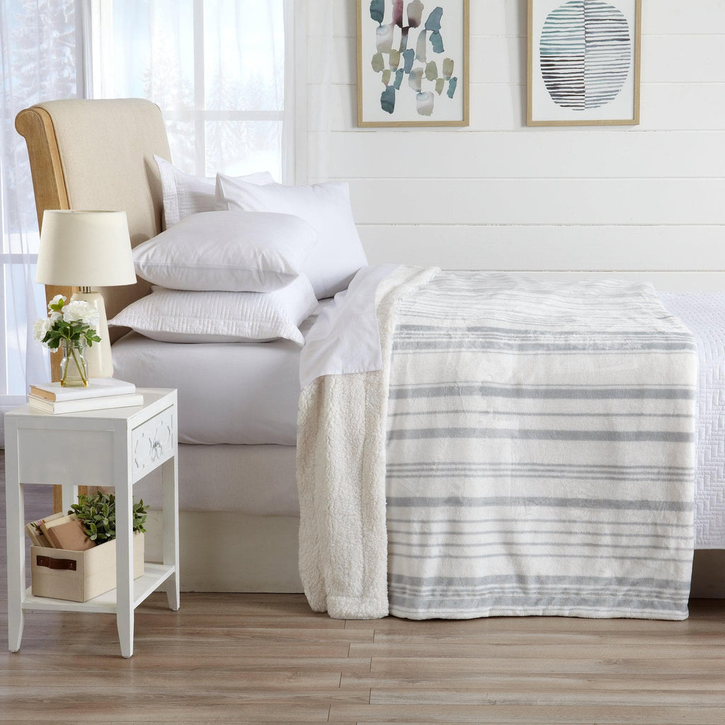 Velvet Plush Sherpa Luxury Bed Blanket - Kinsley, photo 58 of 146