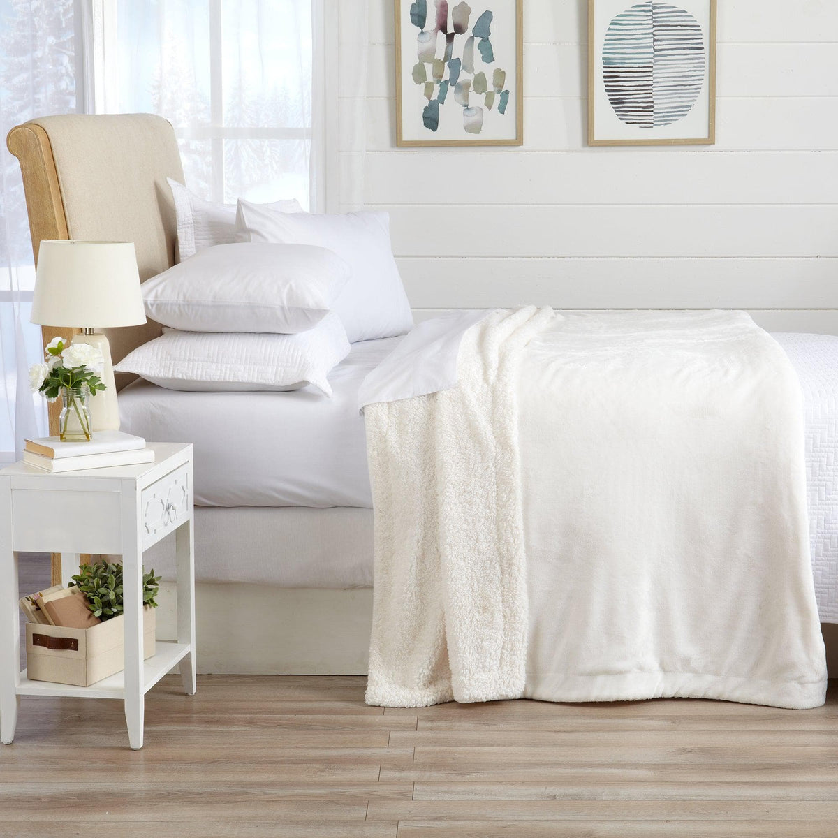 Velvet Plush Sherpa Luxury Bed Blanket - Kinsley, photo 72 of 146