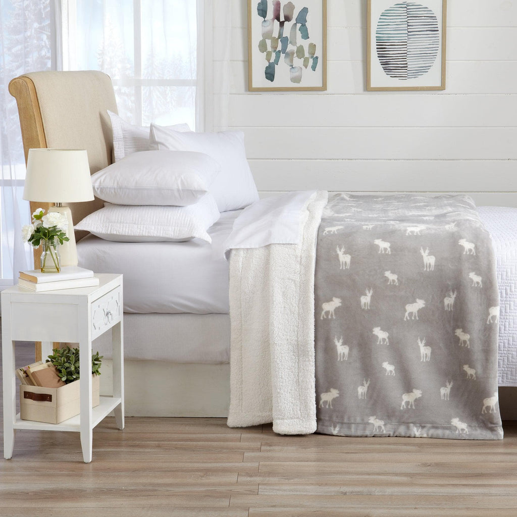 Velvet Plush Sherpa Luxury Bed Blanket - Kinsley, photo 65 of 146