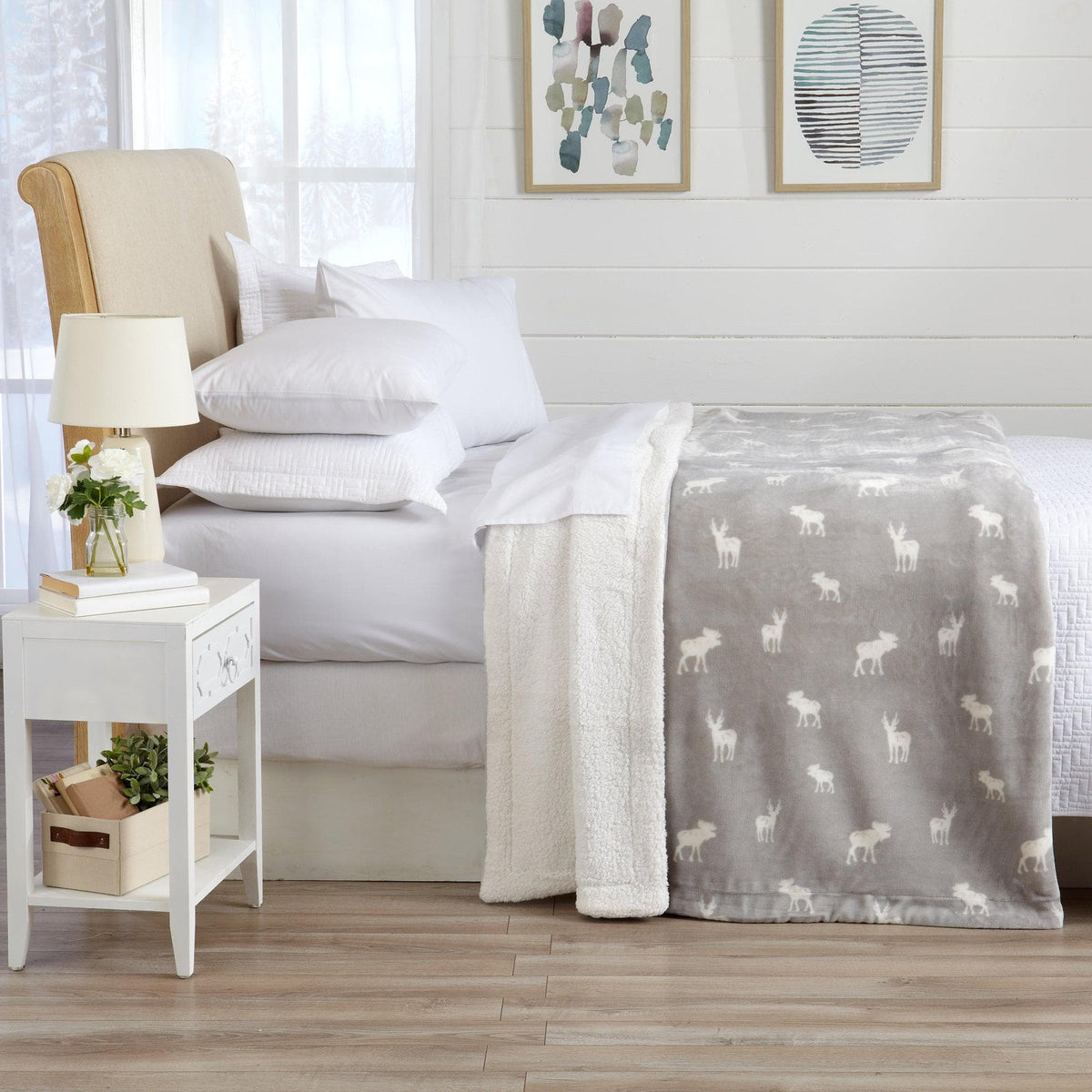 Velvet Plush Sherpa Luxury Bed Blanket - Kinsley, photo 65 of 146
