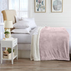 Velvet Plush Sherpa Luxury Bed Blanket - Kinsley, photo 38 of 146