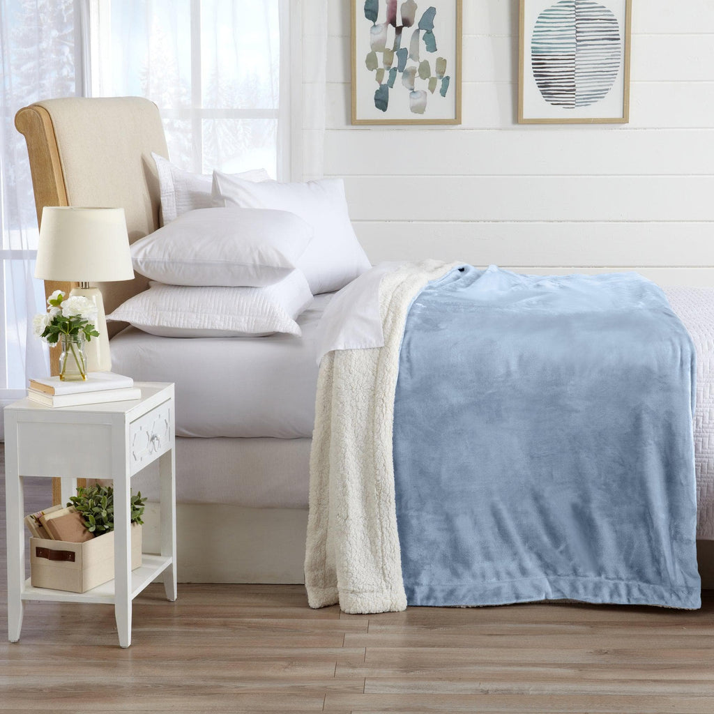 Velvet Plush Sherpa Luxury Bed Blanket - Kinsley, photo 3 of 146