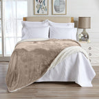Velvet Plush Sherpa Luxury Bed Blanket - Kinsley, photo 8 of 146