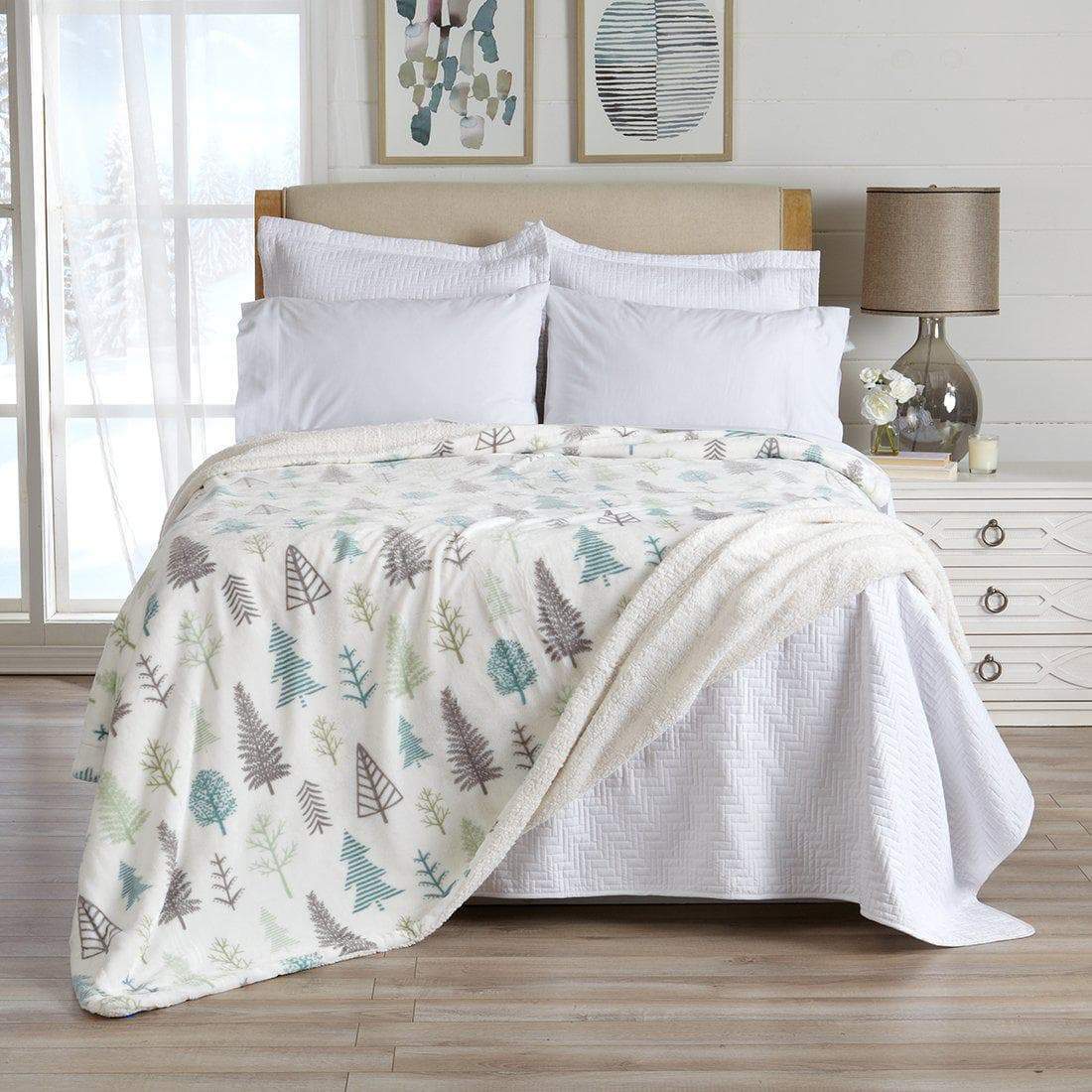 Velvet Plush Sherpa Luxury Bed Blanket - Kinsley, photo 29 of 146