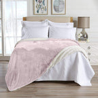 Velvet Plush Sherpa Luxury Bed Blanket - Kinsley, photo 36 of 146