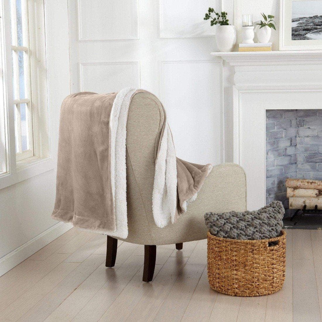 Velvet Plush Sherpa Luxury Bed Blanket - Kinsley, photo 9 of 146