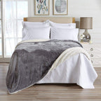 Velvet Plush Sherpa Luxury Bed Blanket - Kinsley, photo 42 of 146