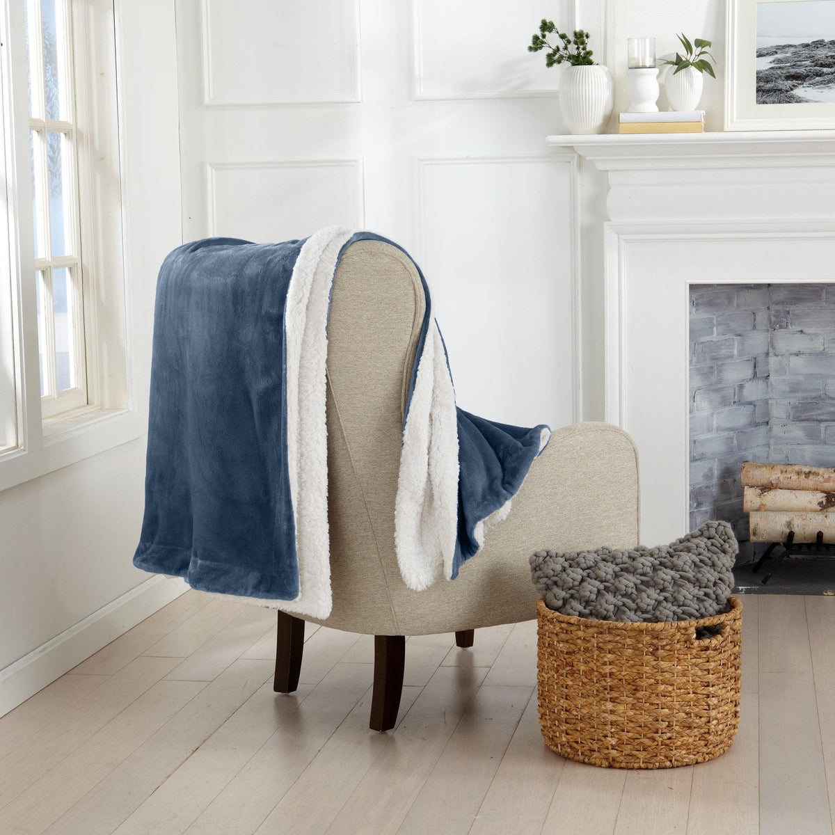 Velvet Plush Sherpa Luxury Bed Blanket - Kinsley, photo 16 of 146