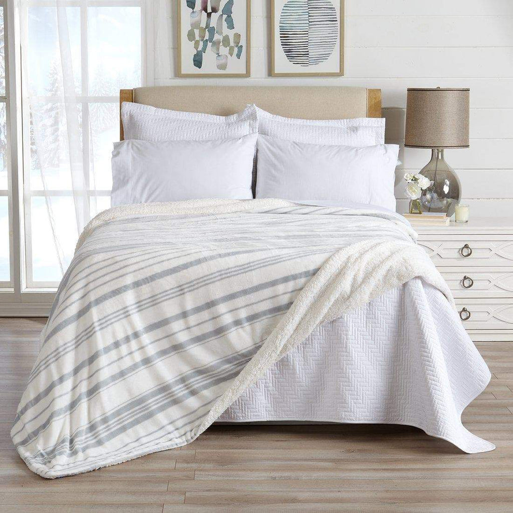 Velvet Plush Sherpa Luxury Bed Blanket - Kinsley, photo 56 of 146