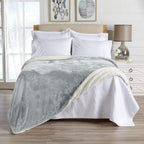 Velvet Plush Sherpa Luxury Bed Blanket - Kinsley, photo 49 of 146