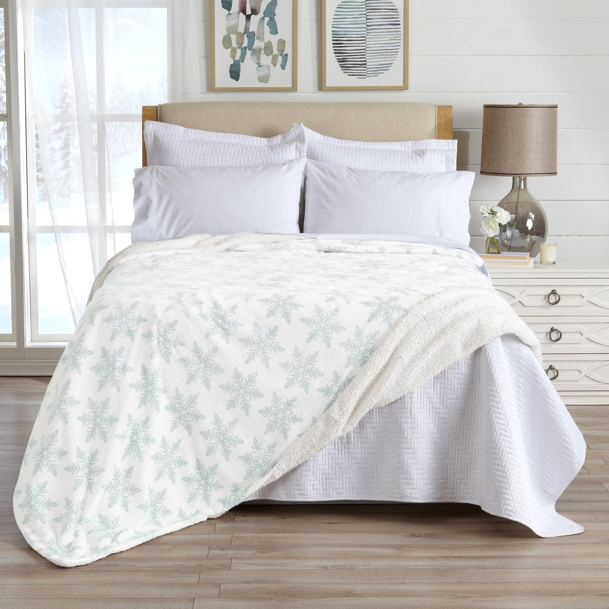 Velvet Plush Sherpa Luxury Bed Blanket - Kinsley, photo 84 of 146