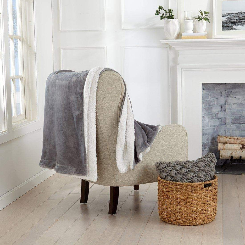 Velvet Plush Sherpa Luxury Bed Blanket - Kinsley, photo 43 of 146