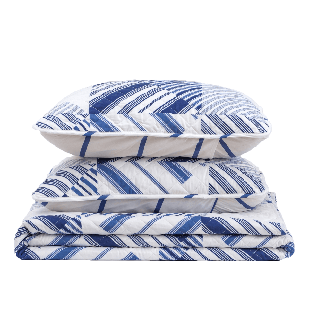 Navy Stripe Quilt - Midnight Bay Collection, photo 4 of 5