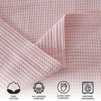100% Cotton Waffle Weave Blanket - Mikala, photo 4 of 70