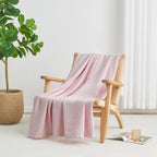 100% Cotton Waffle Weave Blanket - Mikala, photo 3 of 70