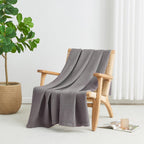 100% Cotton Waffle Weave Blanket - Mikala, photo 8 of 70