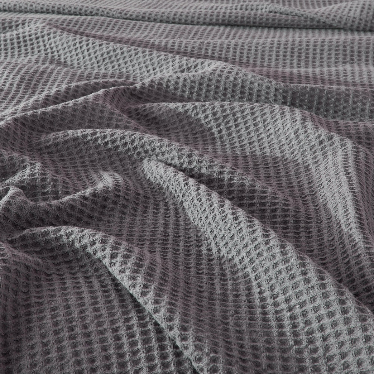 100% Cotton Waffle Weave Blanket - Mikala, photo 7 of 70