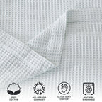 100% Cotton Waffle Weave Blanket - Mikala, photo 14 of 70