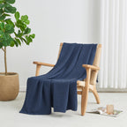100% Cotton Waffle Weave Blanket - Mikala, photo 28 of 70