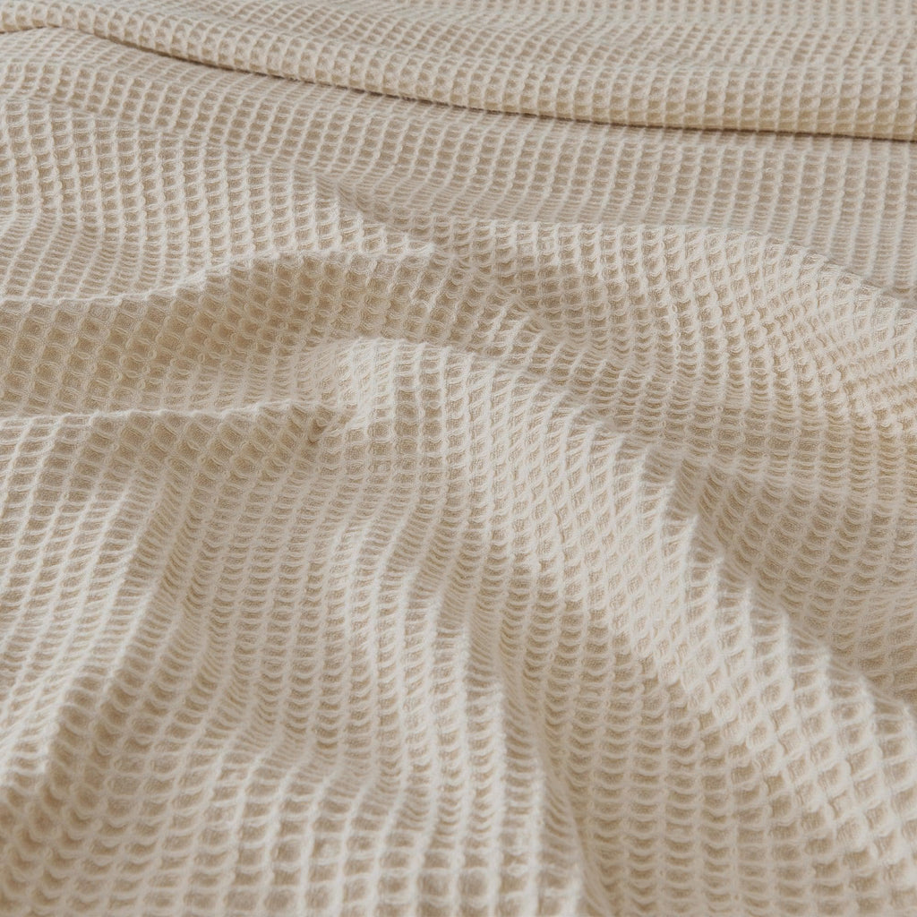 100% Cotton Waffle Weave Blanket - Mikala, photo 32 of 70
