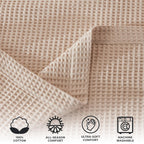 100% Cotton Waffle Weave Blanket - Mikala, photo 44 of 70