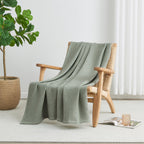 100% Cotton Waffle Weave Blanket - Mikala, photo 53 of 70