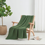 100% Cotton Waffle Weave Blanket - Mikala, photo 58 of 70
